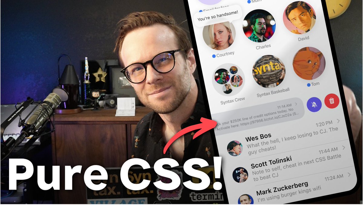 stolinski's tweet image. I made a Swiper component with CSS and it&apos;s smooth as hell. No more manually translating with JS or janky animations. 

youtube.com/watch?v=WjuqAG…