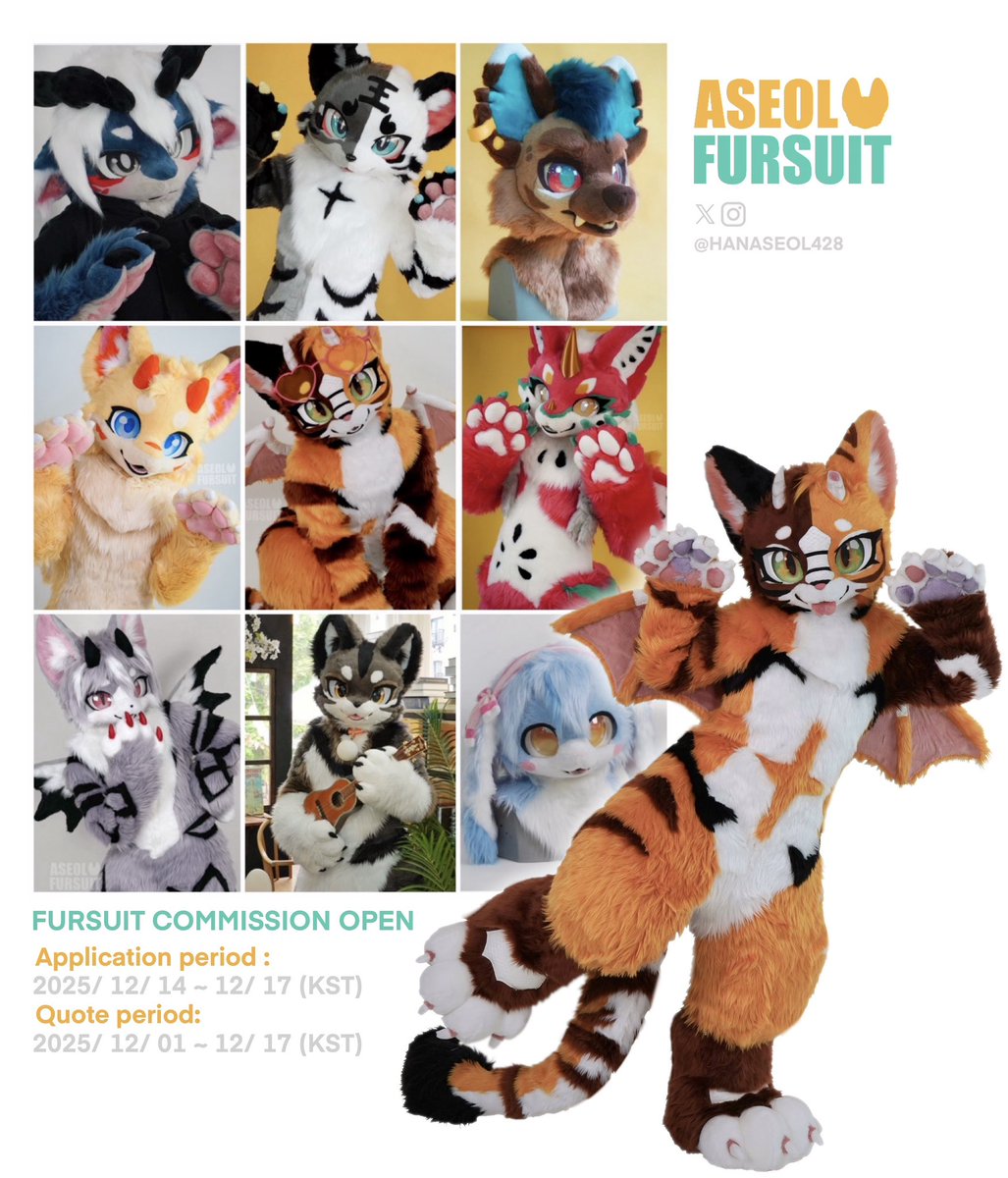 hanaseol428's tweet image. ✨ FREE FURSUIT 
COMMISSION RT EVENT ⋆⁺₊⋆♬♪ 

1.  RT+ follow 
2. Attach your character sheet in the comments!

Winner announcement: 
December 12 (KST) 

I’m using this account again after a long time! I’ve prepared an event!
Hope you enjoy it!( ˃̶͈ᴗ˂̶͈ )ᰔ