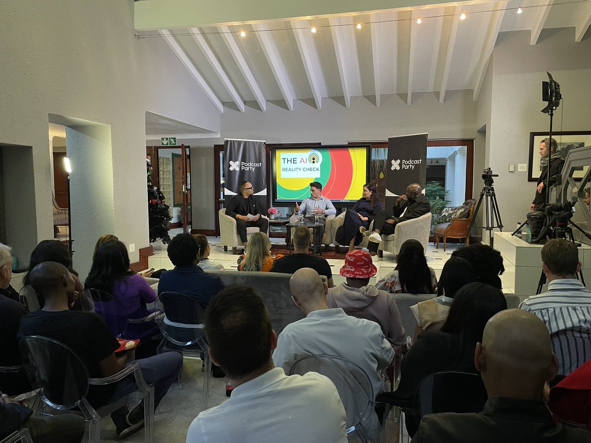 The AI Reality Check - are we ready for 2026?

<a href="/timothymaurice/">Timothy Maurice</a> leads the <a href="/demunplugged/">Democracy Unplugged</a> conversation with AI experts George Nichas, <a href="/callanabrahams/">Callan Abrahams</a> and <a href="/mushambimutuma/">Mushambi Mutuma</a> 

Coming soon to #PodcastPartySA’s Youtube channel!

#LiveEvent #Podcast #AI #DemocracyUnplugged