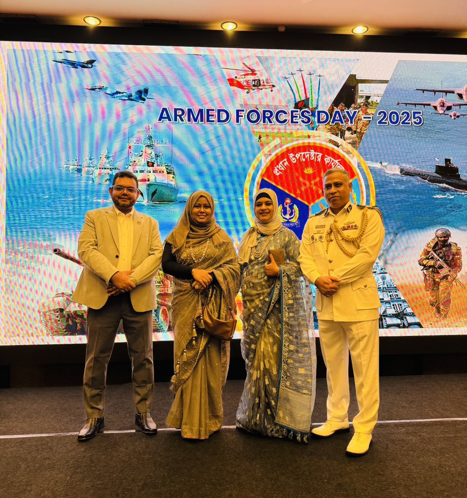 Honoured to attend the reception hosted on the occasion of the 54th Armed Forces Day Celebration of the People’s Republic of Bangladesh.

The event was graciously hosted by
H.E. Manjurul Karim  Khan Chowdhury, High Commissioner of Bangladesh, <a href="/BDHCKL/">Bangladesh In Malaysia</a> 
and Mr. M Hasan Tarique