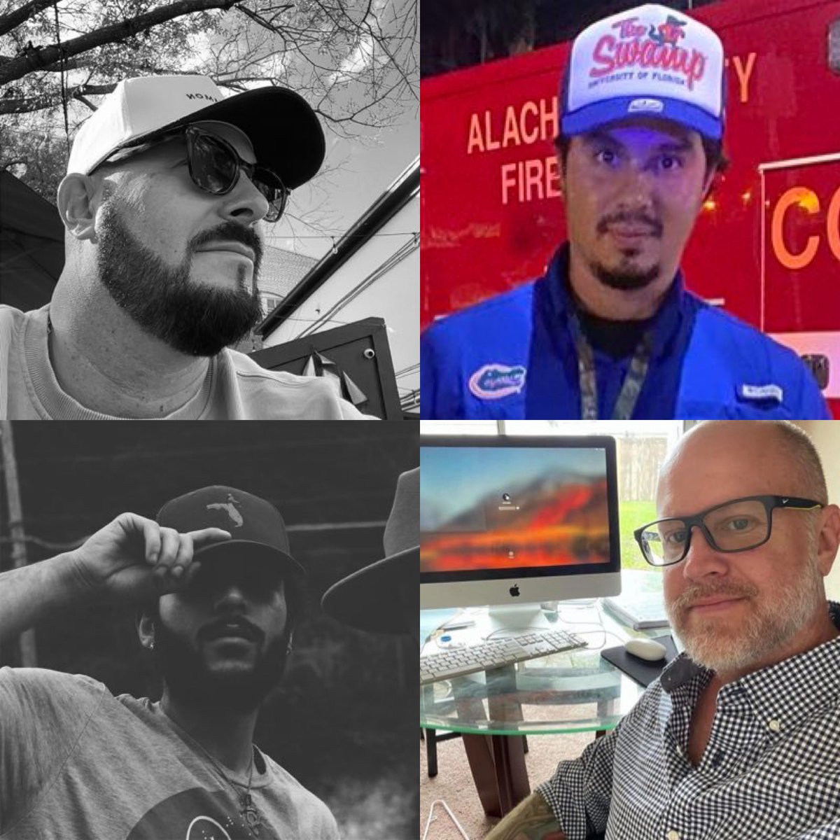 BigPurplePunch's tweet image. The holy quartet of Florida retards: