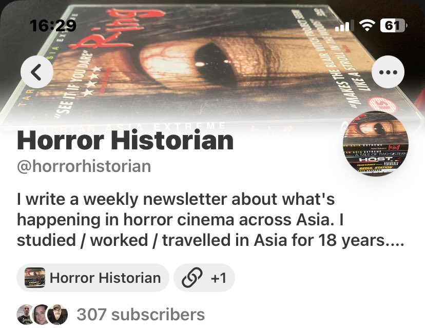 HistorianHorror's tweet image. I publish a free weekly newsletter on #AsianHorror Films. You can subscribe here:   open.substack.com/pub/horrorhist…