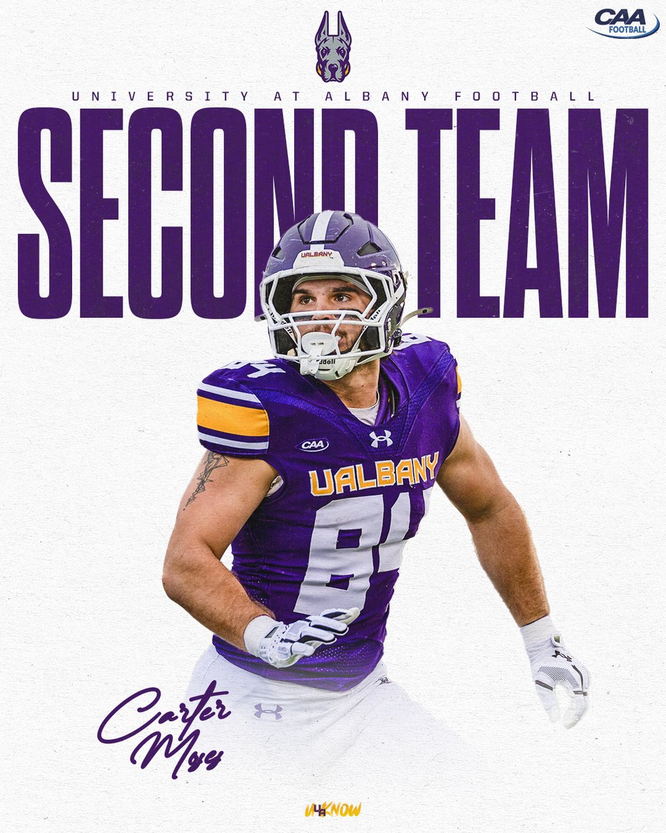 BIG CARTER 🗣️

<a href="/cartermoses11/">Carter Moses</a> has been named to the CAA Football Second Team ✌️

#UAUKNOW