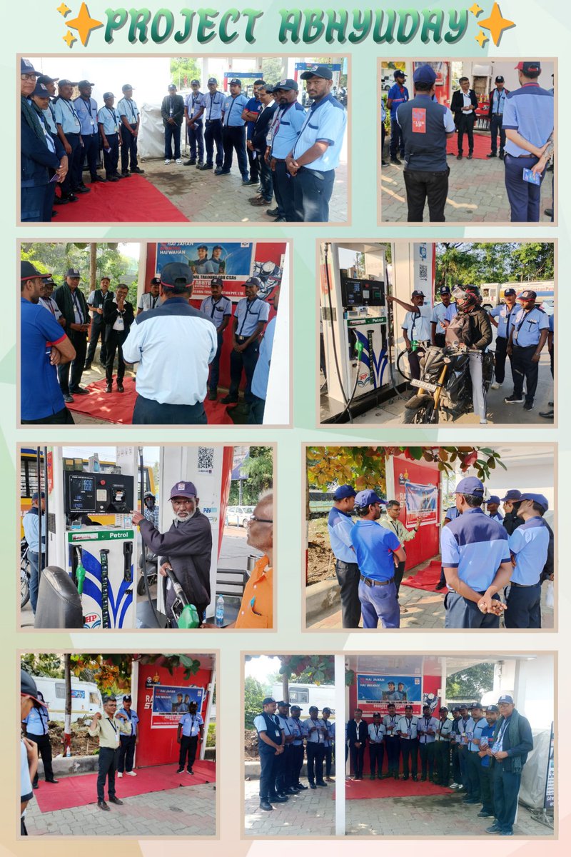 NagpurHPCL's tweet image. ✨The #ProjectAbhyuday spirit stays strong!💪
On 13–14th Nov, our CSAs gathered at HP Autocare Centre COCO Chinchbhavan with great enthusiasm — sharpening their🤝teamwork,🦺safety &amp;amp;🌟service excellence skills to uplift customer experience!⛽💫
#HPHaiJahanBharosaHaiWahan #HPCL