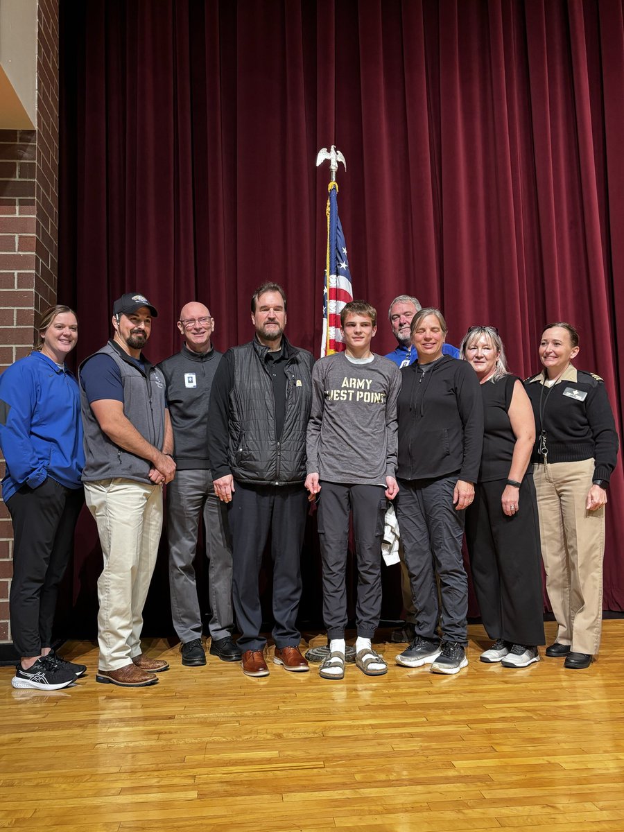 ACTnF's tweet image. Congratulations to Esten Foss on his appointment to the United States Military Academy at West Point!  We are so proud of you!