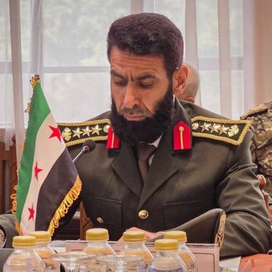 Left: General Admiral Aladeen from The Dictator

Right: Syrian Major General Abdul Rahman Al-Sarhan