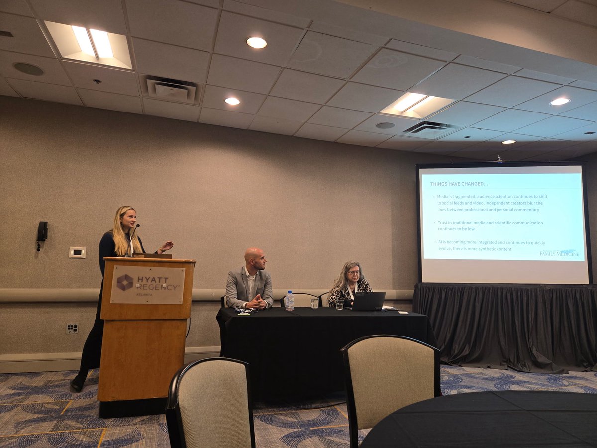 The “Communicate Your Research More Effectively” #NAPCRG2025 workshop presenters shared tools for researchers to make their work clear, accessible and findable for both people and AI. #FamilyMedicine