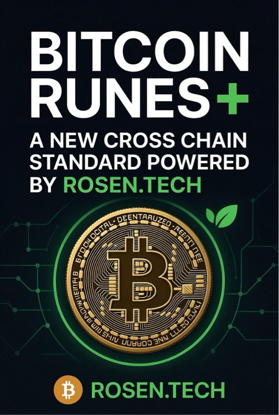 ERG_Armeanio's tweet image. Wrapped Runes 

Wrapped Assets on Bitcoin 

Runes+