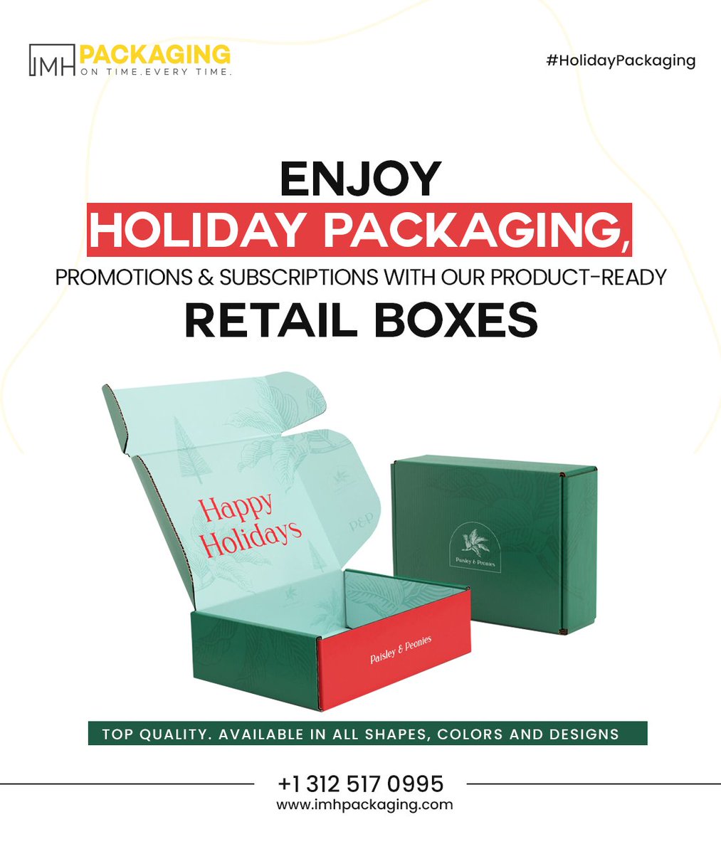 usa_imh's tweet image. This Thanksgiving, give your brands the spotlight they deserve with our Custom Retail Boxes – available now at up to 50% discount.

Order Now:  imhpackaging.com/product-catego…

#Thanksgiving #IMHPackaging #CustomRetailPackaging #RetailPackaging #CustomRetailBoxes #Retail #Retails #USA
