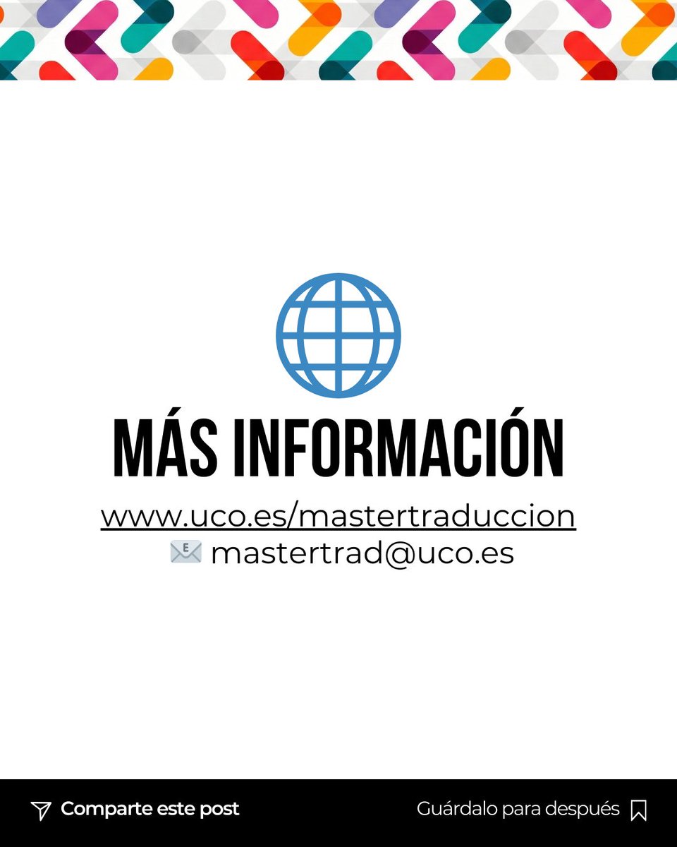 Máster en Traducción Especializada UCO tweet media