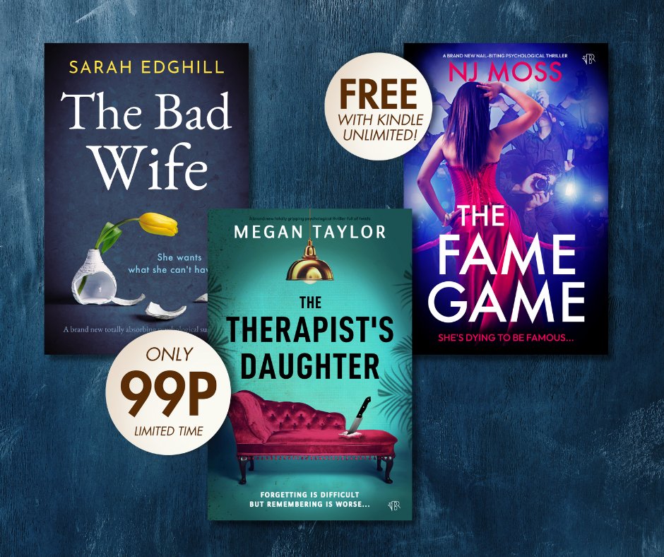 Bloodhoundbook's tweet photo. 🔥 Looking for your next addictive thriller? 🔥
Grab these gripping reads for only 99p each — but hurry, the deal won’t last long!
🛒🏷️https://t.co/42apSAV35h

#ThrillerReads #BookDeals #99pBooks #MustRead #CrimeFiction #PsychThriller #BargainBooks https://t.co/7H0NkcAZv1