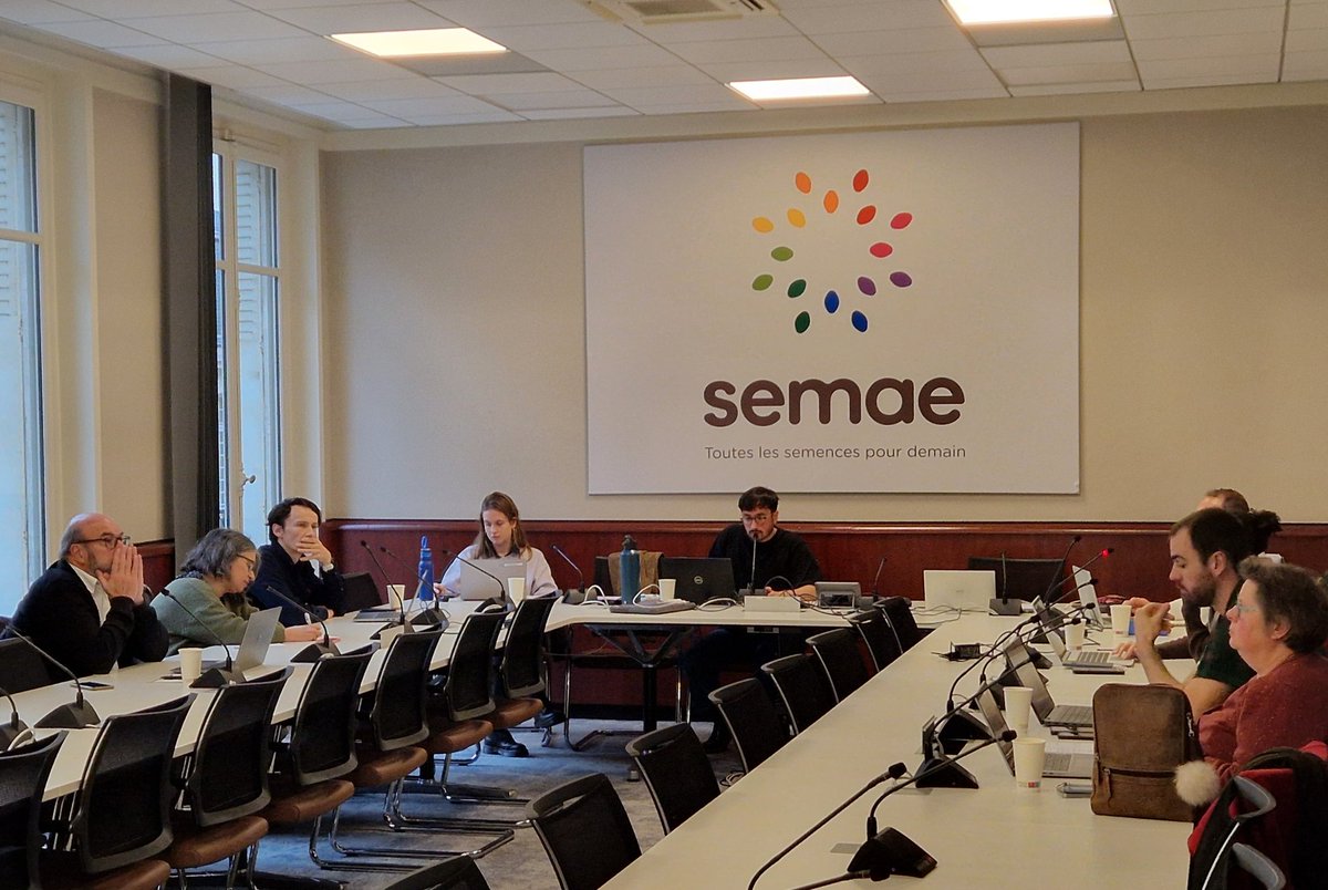 wheatpath's tweet photo. End-of–2nd-year meeting for the #FSOV project @semae_officiel “RouilleNoire_2.0” on #wheat stem #rust in France. Many thanks to all partners — breeders and phytopathologists — for reviewing the ongoing work, and to @KMeyer75 for chairing the day. https://t.co/Ffx5i0ltwt