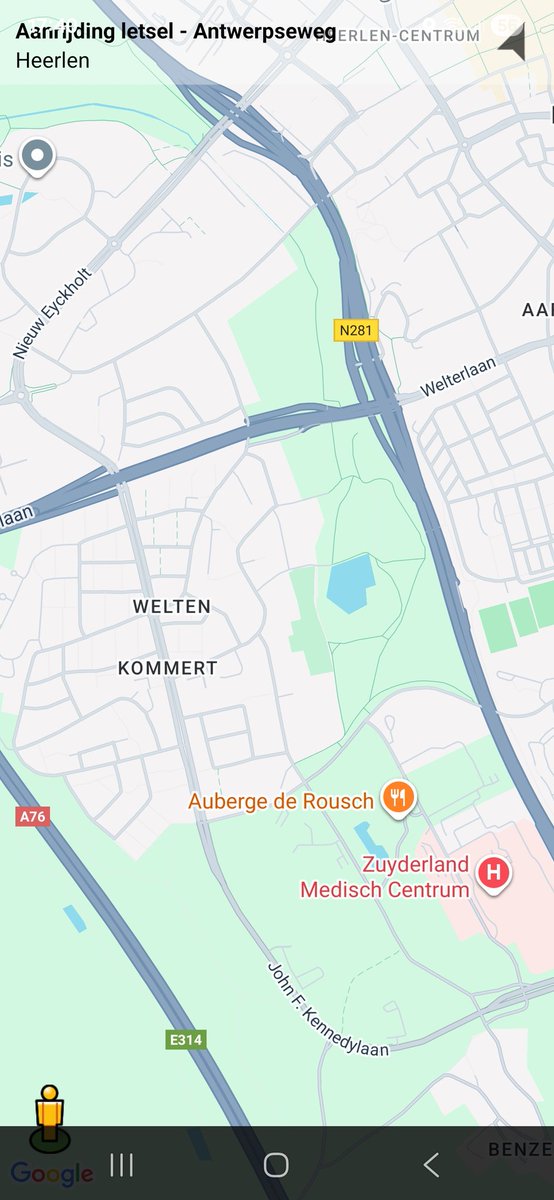 Aanrijding met letsel op N281