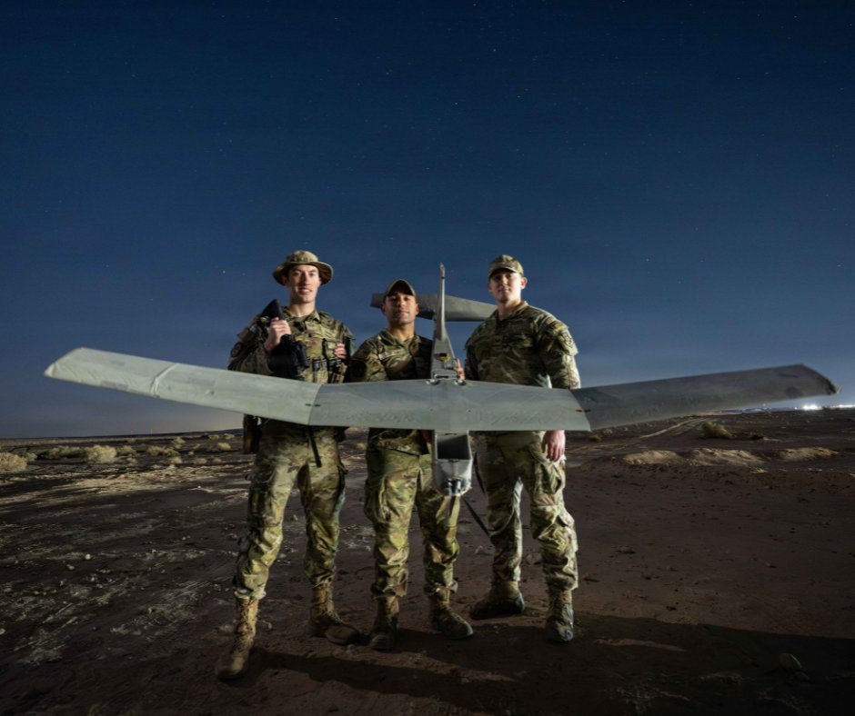 aerovironment's tweet image. Excellence for the warfighter is our standard. We ensure troops are mission-ready and equipped to succeed. These images captured in recent months show the technologies that are keeping them a step ahead.  #AVinAction

📸 courtesy of the DoD