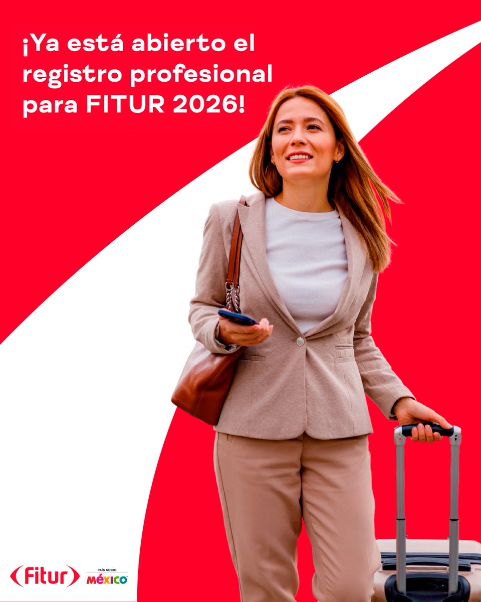 La vuelta al mundo en 9 pabellones.

¡Consigue ya tu pase profesional para #FITUR2026!

El mayor encuentro de toda la industria turística mundial, el lugar donde se decide el futuro del sector.

Del 21 al 25 de enero en <a href="/IFEMA/">IFEMA MADRID</a> MADRID.

ℹ️ ifema.es/FITUR/entradas