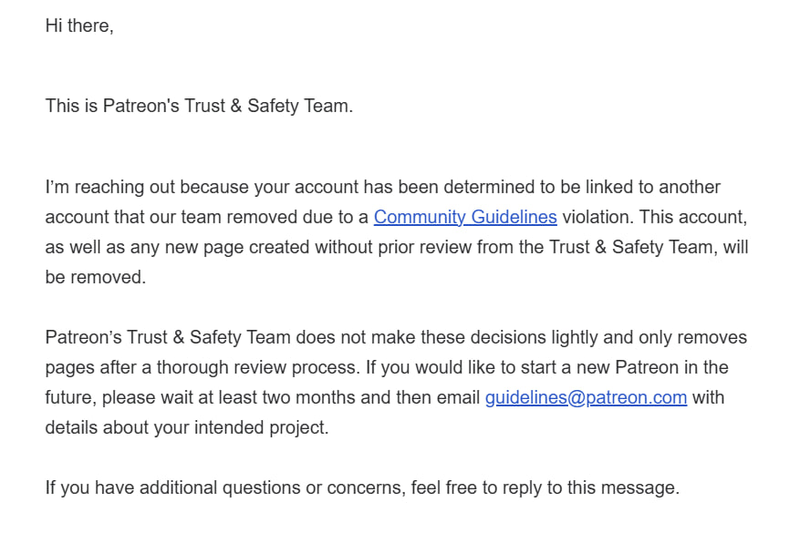 😢  Друзі, маємо не дуже приємні новини — нам видалили Patreon. Будемо розбиратися з цією проблемою, вона торкнулася не лише нас, а й також низки інших українських акаунтів на Patreon. 

Отож зараз саме час підтримати нас на Монобазі!

base.monobank.ua/torontotv#subs… 

Будь-яка ваша