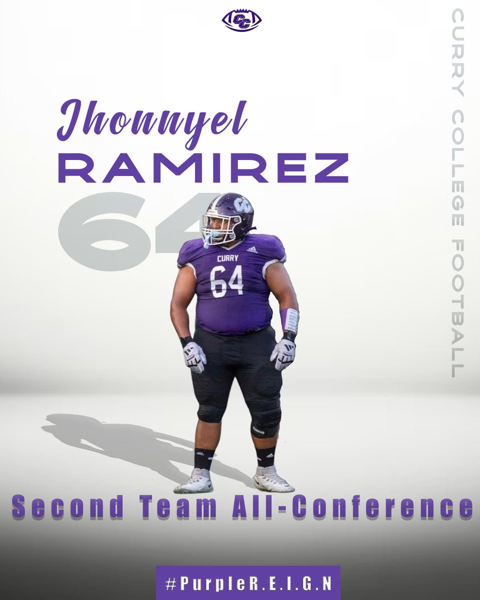 Congratulations to JR Offensive Lineman, Jhonnyel Ramirez, on being named 2nd Team All Conference‼️

#PurpleREIGN☔️