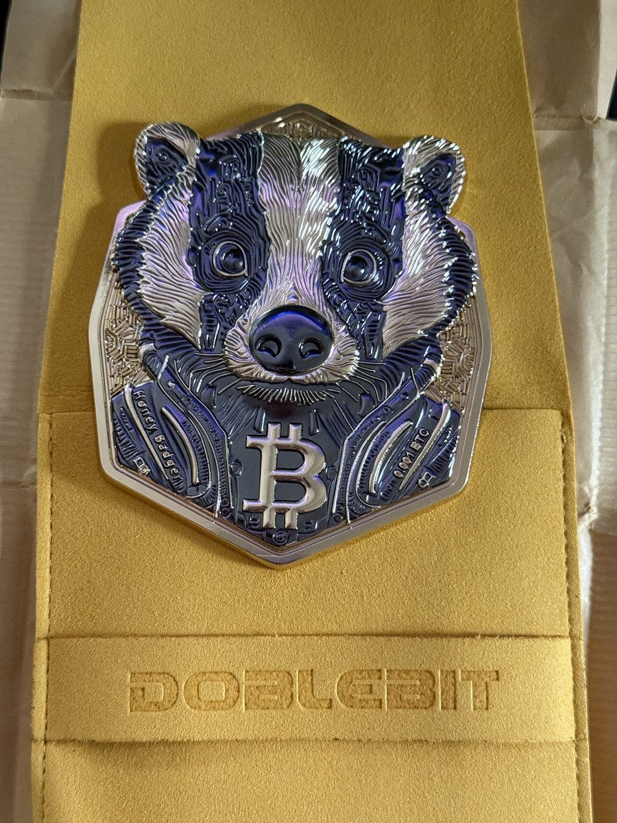 Thanks as always go to <a href="/doblebit21/">doblebit</a> for their creative and beautiful works of art! The Bitcoin HoneyBadger fits perfectly!!