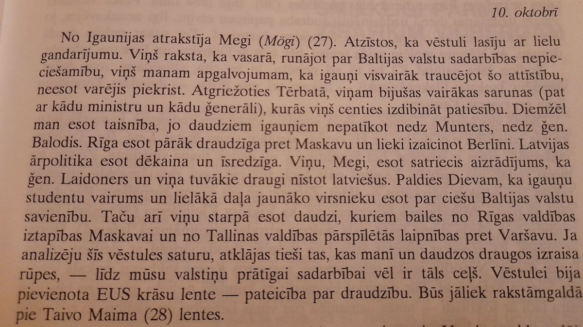 AtisArtmanis's tweet image. Interasants Latvijas politikas raksturojums no igauņu perspektīvas 1936.g. (E.Treiguts-Tāle, &quot;Latvieši, karš ir sācies&quot;, Rīga 1996.g.)