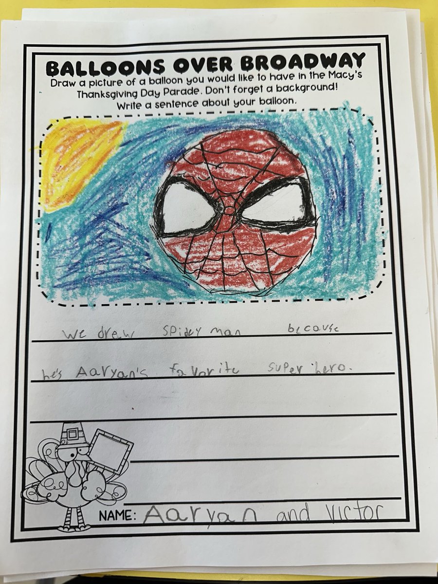 Designed our very own balloons that we would love to see in the Thanksgiving Day parade! 🎈🦃  #happeningathowell