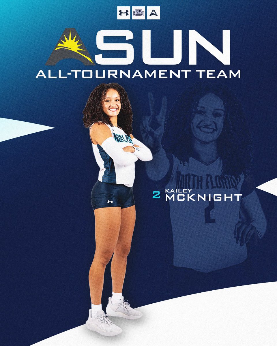 OspreyVB's tweet image. Congrats to Kailey McKnight for her ASUN All-Tournament Team selection! 👏👏

#SWOOP
