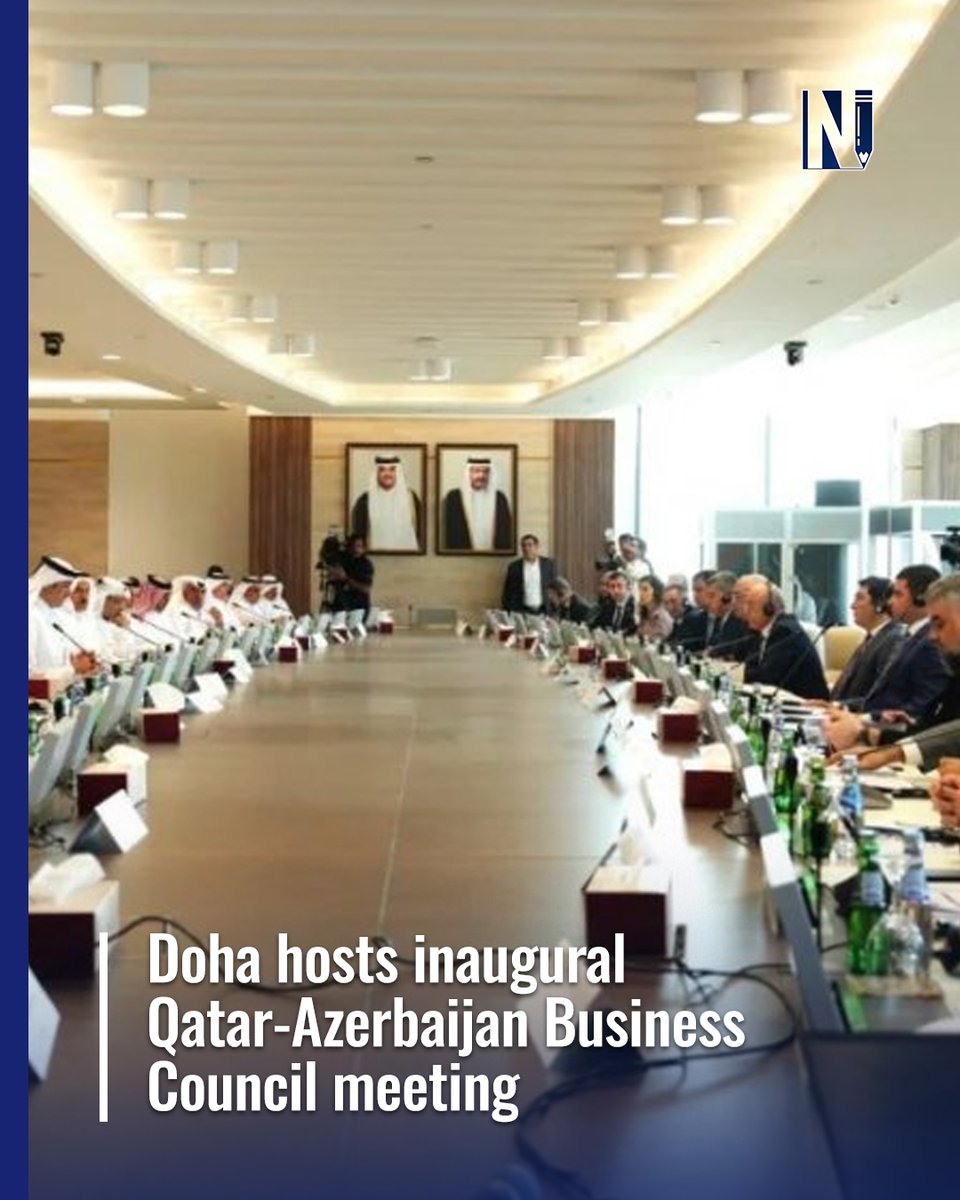 news_az's tweet image. 🇦🇿🇶🇦KOBIA and the Qatar Chamber of Commerce hosted a joint business event with officials and 30+ Azerbaijani companies. Remarks came from senior ministers and business council leaders from both countries, highlighting growing economic cooperation.
#Azerbaijan #Qatar #KOBIA #Trade
