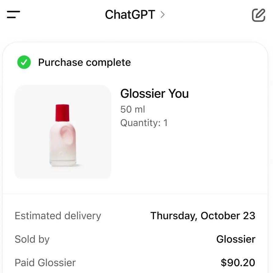 AlexGroberman_'s tweet image. ChatGPT just announced that you can integrate your products with its platform.

Now you can get your stuff indexed, ranked, and displayed inside ChatGPT with live prices and availability.

Here is a full recap of how to do it all by yourself. 

No need to hire any expensive…