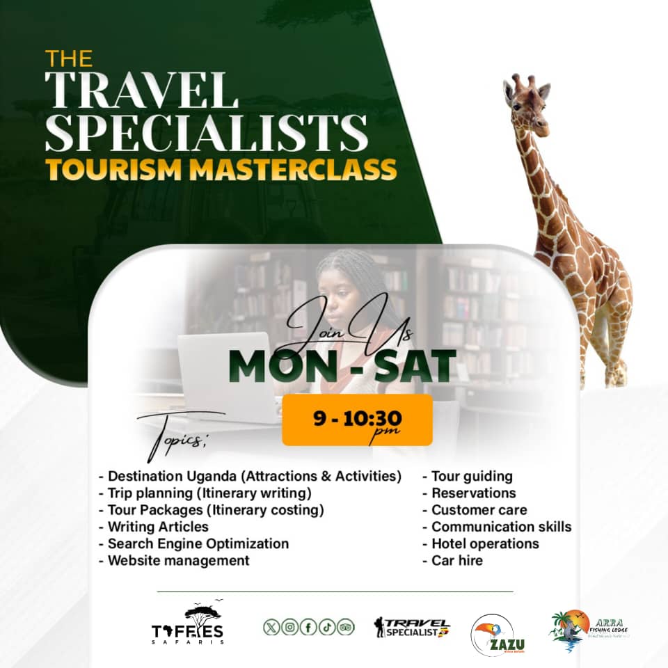 VeronVera2020's tweet image. Just a few hours away!!

Join the Travel Specialists Tourism Masterclass TONIGHT at 9 PM.

We&apos;re diving deep into Customer Service Delivery with the expert @raythelioness from @ZazuSafaris. Get ready for top-tier insights.