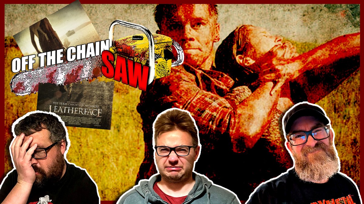 ATH_Podcast's tweet photo. This week the Binge Buddies go back in time to see what made Leatherface be Leatherface. The movie is also called Leatherface. That means it's extra special. YT in reply. https://t.co/EAgv2RwHyN