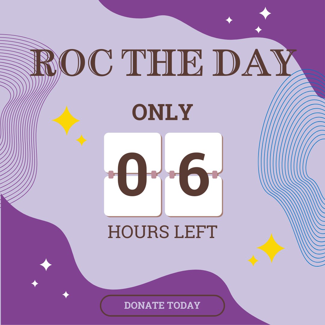 Only 6 hours left to make an impact! Your gift today will be matched up to $15,000 from our generous Board of Directors, amplifying your contribution even more.

Donate: link in our bio