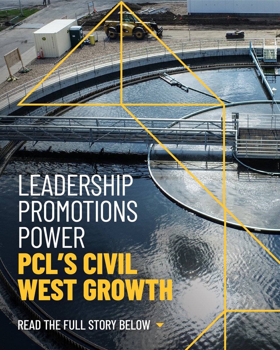 PCLConstruction's tweet image. PCL is excited to announce leadership promotions in our Civil West Division to strengthen water infrastructure across communities in the western U.S.! 💧👷

We’re committed to shaping resilient infrastructure for generations to come. Learn more below. ⏬

#WaterReuse