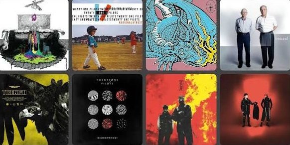 Here's a photo of the best Twenty One Pilots album