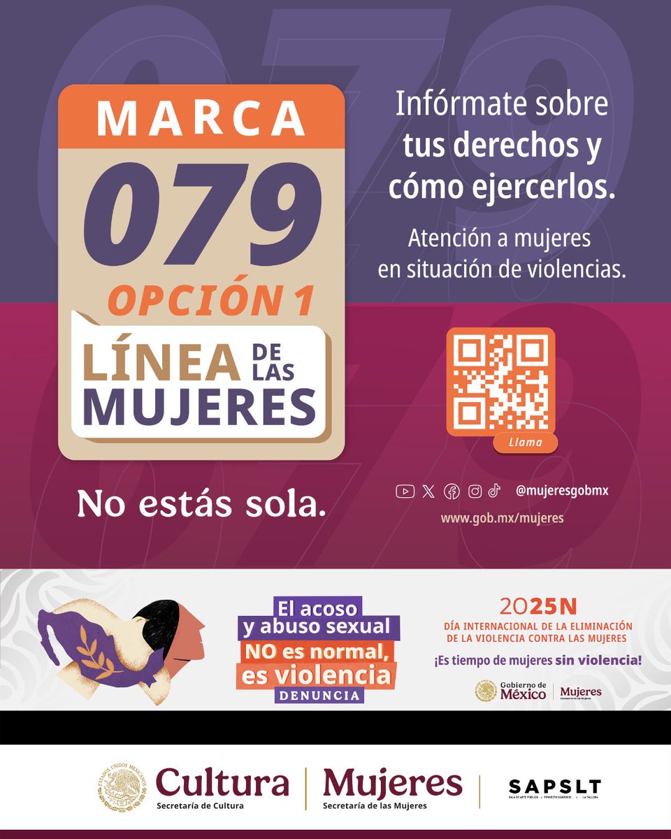 💜 En La Tallera nos sumamos a este día de reflexión y memoria, reconociendo las luchas, voces y resistencias de las mujeres.
Seguimos trabajando por espacios seguros, visibles y solidarios dentro y fuera del arte.