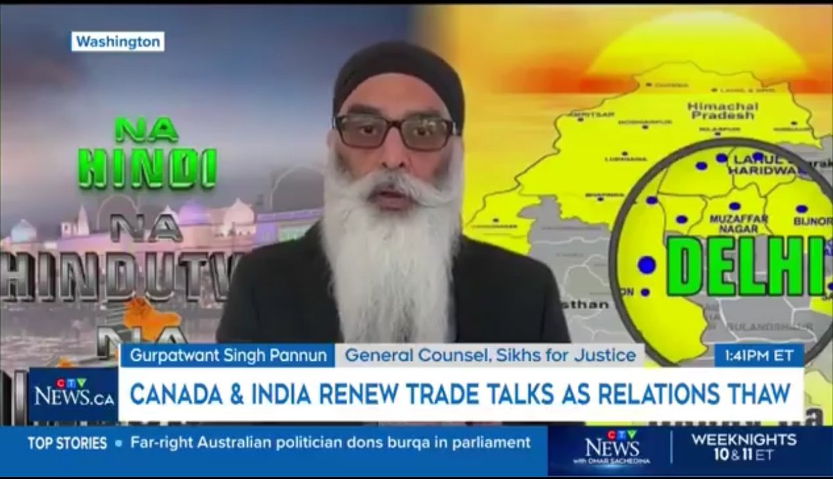 officialHinduCF's tweet image. Hindu Canadian Foundation Demands Accountability from CTV Featuring Hinduphobic Poster
Hindu Canadian Foundation (HCF) expresses its deep condemnation of the latest CTV broadcast that provided a platform to an individual who appeared with a background poster explicitly stating…