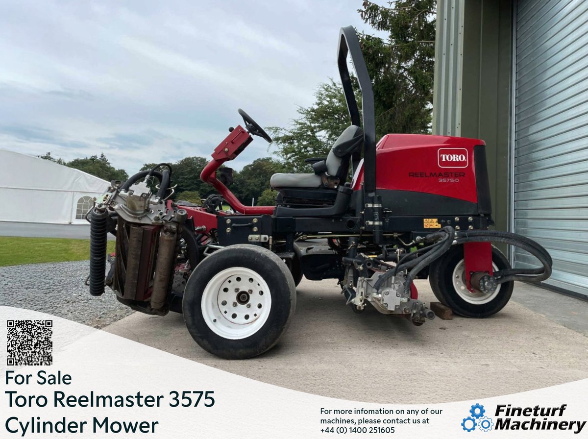 For Sale: Toro Reelmaster 3575 Cylinder Mower    

Learn more about this machine: fine-turf.co.uk/groundcare-mac……   

For more information contact us at +44 (0)1400 251605 #landscaping #golfcoursemaintenance #Toro