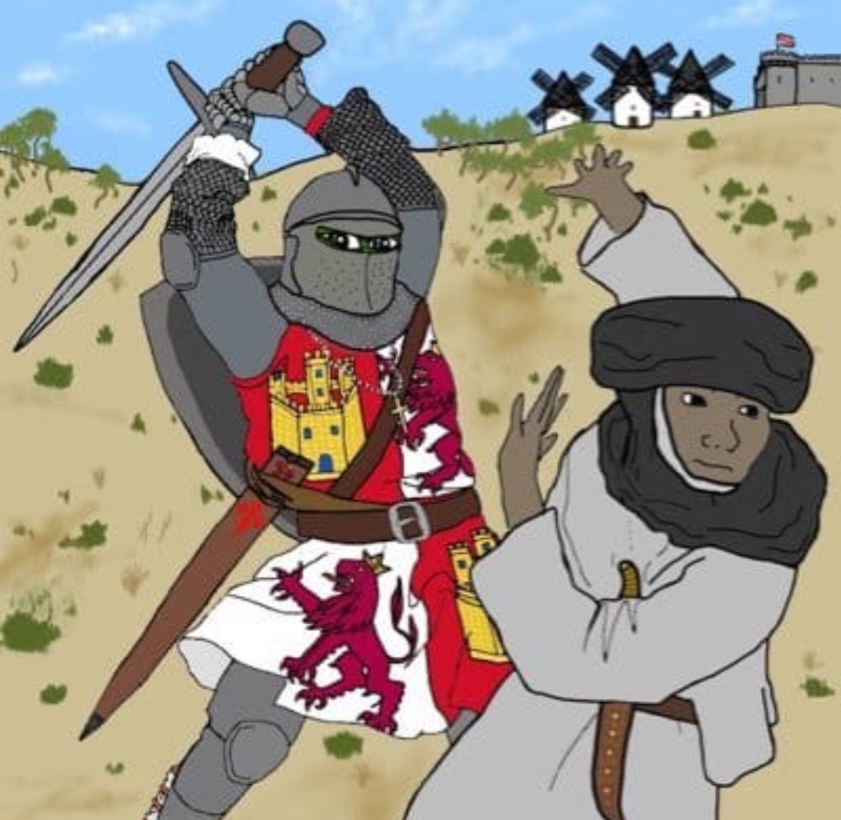 ArturoVilla_'s tweet image. How Spain Was Born (aunque personalmente considero que nació antes, con la conversión de Recaredo y el Reino visigodo de Toledo)