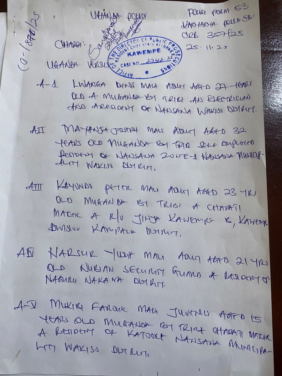 Today, 42 of our comrades were brought to Kanyanya Court, charged with incitement to violence, in court room 1, usual State was absent and an adjournment to 8th Dec, 2025 given. In court room 2, 5 of our comrades were granted bail, and adjourned to tomorrow. We shall be there.