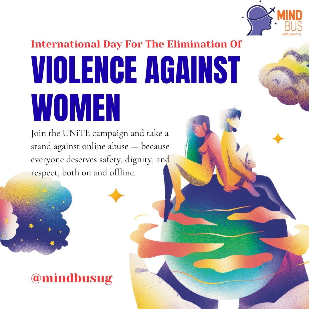 mindbusug's tweet photo. 16 Days of Activism 2025. Digital spaces should empower not harm.
Women and girls deserve to be SAFE online. Let’s call out the trolls, break the silence, and end digital violence together.
Join the #UNiTE movement.
#16Days #StopDigitalAbuse #EndVAW https://t.co/Bne56H0QWL