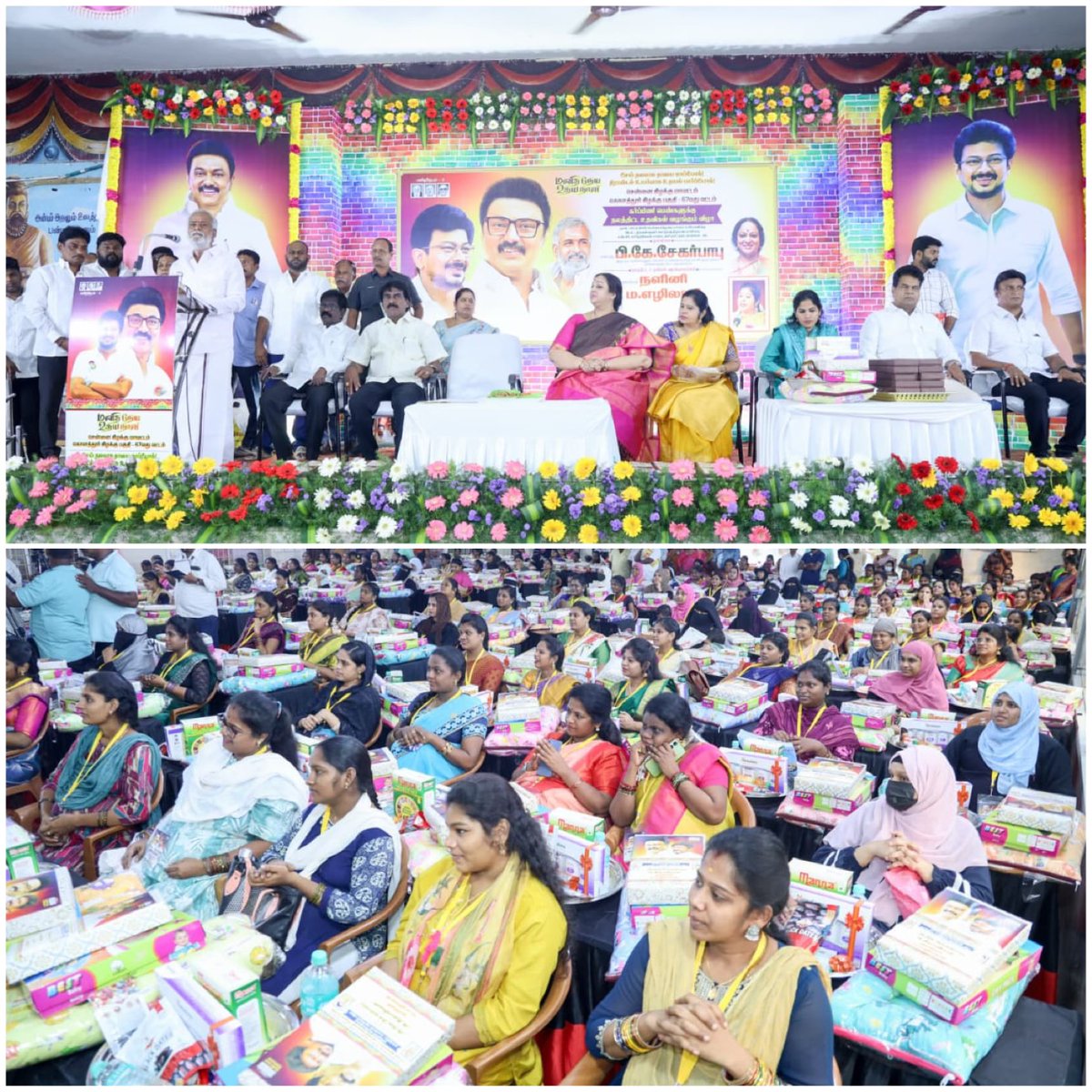 PKSekarbabu's tweet image. மனிதநேய உதயநாள் | உதயம் - 9

சேய் நலமாக தாயை  காப்போம்!
திராவிடம் உயர்வாக உதயம் பார்ப்போம்!
 
சென்னை கிழக்கு மாவட்டம், கொளத்தூர் சட்டமன்ற தொகுதி, பகுதி துணைச் செயலாளர் திருமதி. எம்.தாவுத்பீ, எம்.சி தலைமையில் திருவள்ளுவர் திருமண மண்டபத்தில் இன்று (25.11.2025) நடைபெற்ற (1/2)