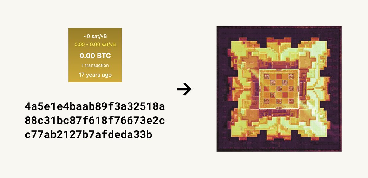 prrfbeauty's tweet image. 2/
What is a Relic?
A Relic is a 1/1 generative artifact pegged to a real Bitcoin transaction.

You choose the Relic. You mint the artifact. You own that history permanently.

All generative mechanics come directly from the transaction’s raw fields. Bitcoin alone authors the art.