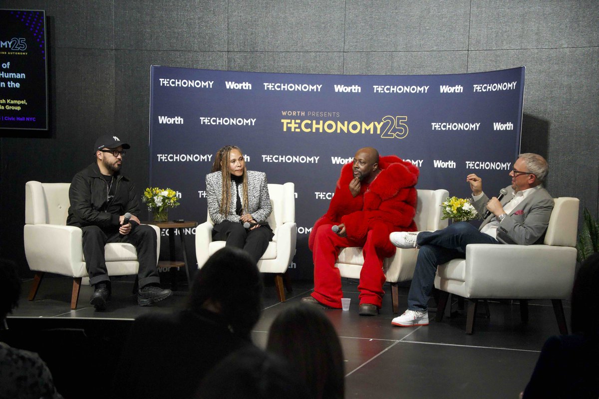techonomy's tweet image. Thank you to all who joined #Techonomy25 in NYC.
A day of urgency + possibility as we asked: how do we preserve human agency as machine autonomy advances?

20 sessions featuring voices like @PablosHolmanC @DouglasRushkoff @VivekShah, and more!

Session clips &amp;amp; recaps coming soon.