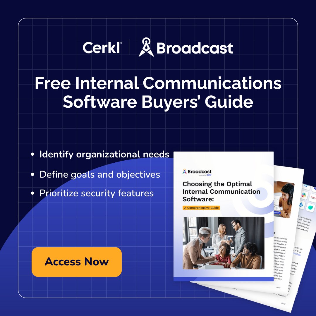 Choosing internal comms software can be overwhelming. This free guide helps you cut through the noise and make a confident, strategic choice for your organization.

Access it now: hubs.ly/Q03VS7j40