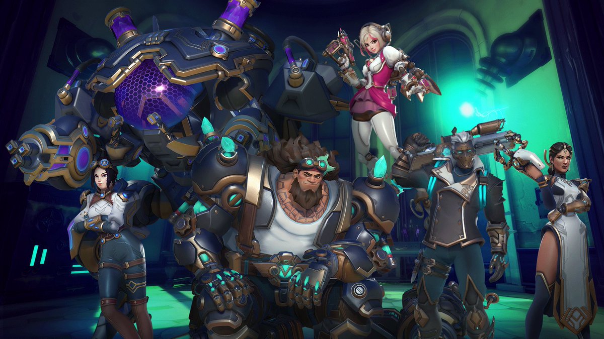 Novas skins do Pacotaço Magipunk para Dva, Mauga, Juno, Soldado 76 e Symmetra.

As skins já estão disponíveis na loja.

#Overwatch #Overwatch2