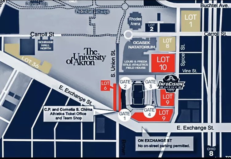 🏈<a href="/OHSAASports/">OHSAA Sports</a> State SemiFinal
🗓️November 28
📍<a href="/uakron/">The University of Akron</a> InfoCision Stadium
⏰7:00 pm (Gates 1 and 3 open at 6:00pm)
🎟️ohsaa.org/tickets

<a href="/WalshJesuitFB/">Walsh Jesuit Football</a> v. <a href="/avoneagles/">avoneagles</a> 

All ticket sales will be online.

Parking (QR code below)
Lots 1, 8, 9 and 10 open at 4pm
$5 - no cash