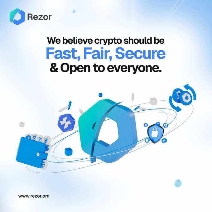 Abuchi55764796's tweet photo. Ever get the feeling you’re early to something big? 

That’s the vibe around #Rezor right now. It’s aiming to build a space where crypto actually feels open, fair, and safe for everyone, not just the veterans. 

let me break it 👇 
#RezorExchange #RZRToken #CryptoEarlyAccess https://t.co/Ywku2NDGpW