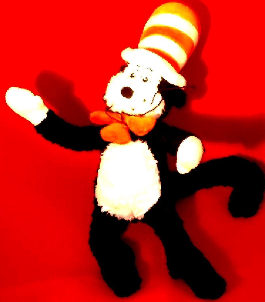 LLMCorp's tweet image. The Cat in the Hat is a vivid, living presence, perfectly mirroring his illustration. It's as if he leapt straight off the page. 
bit.ly/3VzZomP
#books #Cat #toysgoout