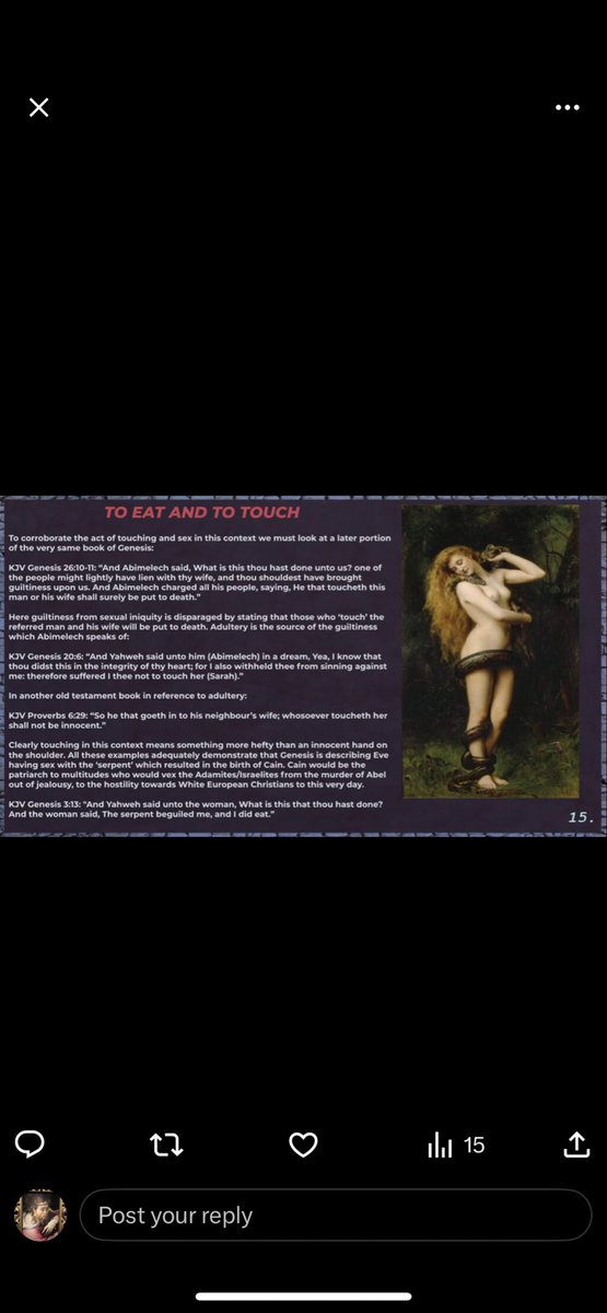 HereticaLogos's tweet image. No it is code for read the Bible in its proper context according to its original definitions. Something you clearly know nothing about lol.