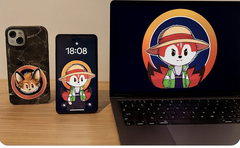 ManOfTheKarma's tweet image. FOXY is not merely a token; it is an integral part of my daily routine.From the lock screen to workflow, the fox character accompanies me at all times.The approach is straightforward, genuine, and consistently built upon @LineaBuild. 

Official Foxy artwork is utilized for…