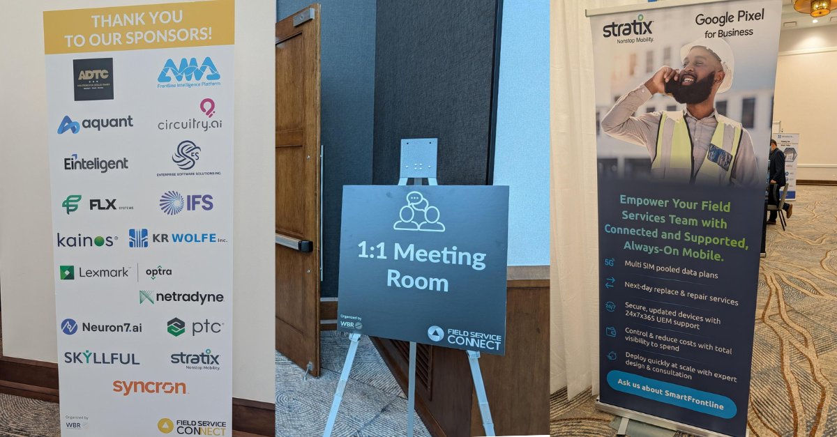 StratixMobile's tweet image. It was a great time at Field Service Connect with our partners at @SamsungMobileUS. Through 1:1 networking and conversations with service leaders, we explored how smart mobility, rugged devices, and end-to-end support solutions are helping service leaders improve technician…