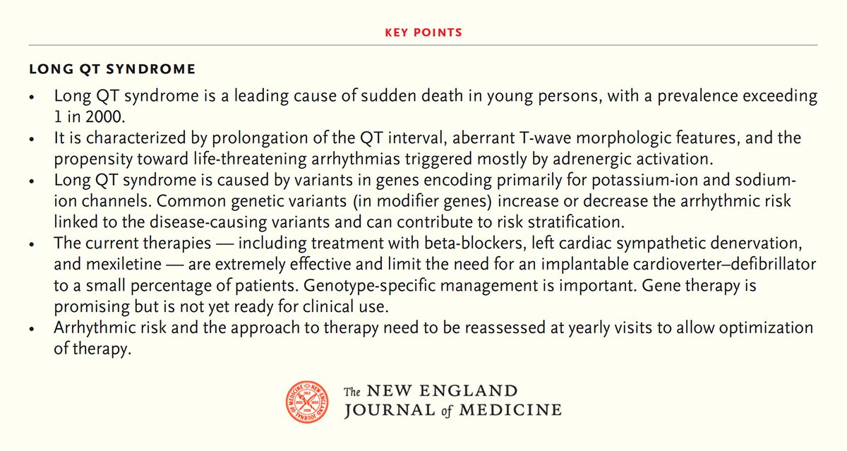 The clinical importance of the timely diagnosis of long QT syndrome stems from the fact that sudden cardiac death is often the first symptom, which makes remedying diagnostic or therapeutic errors impossible. Learn more about long QT syndrome in a new review: